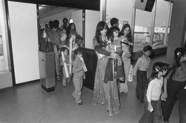Aankomst Surinamers 1975