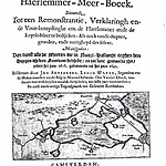 Titel pagina van de 4e druk van het Haarlemmer-Meer-Boeck 