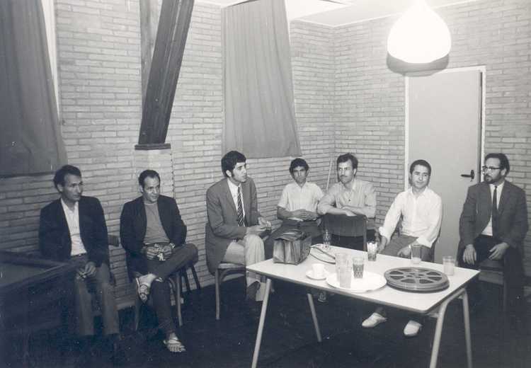 Marokkaanse gastarbeiders in Lelystad-Haven, juni 1972
