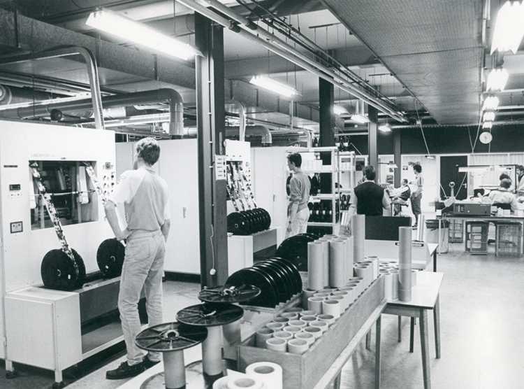 Capi-lux op industrieterrein Oostervaart, midden jaren tachtig