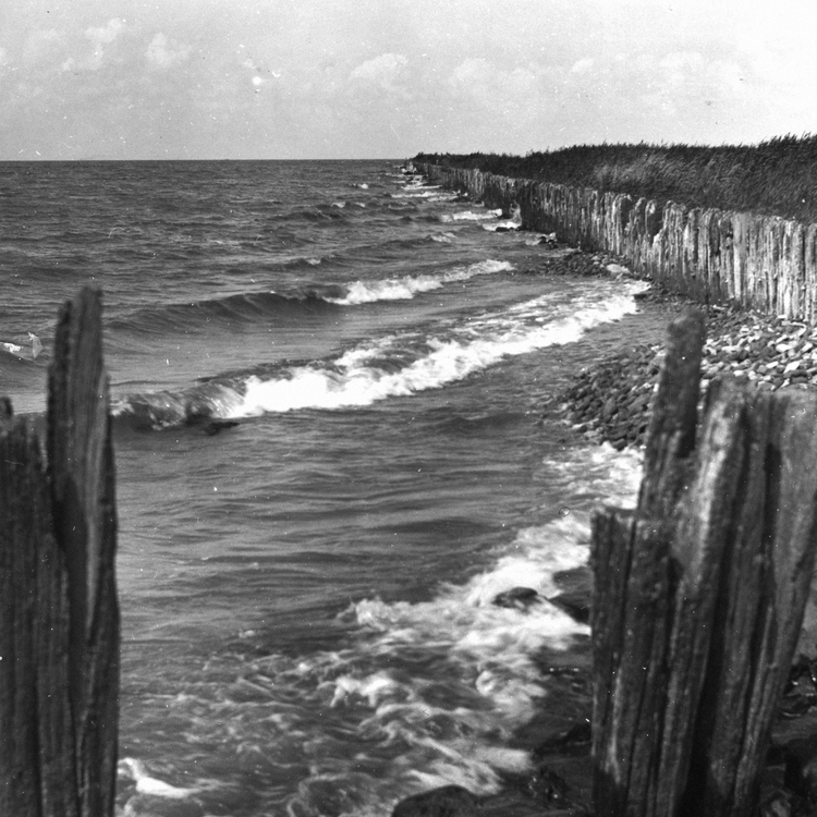 Oude zeewering op Schokland, 1940