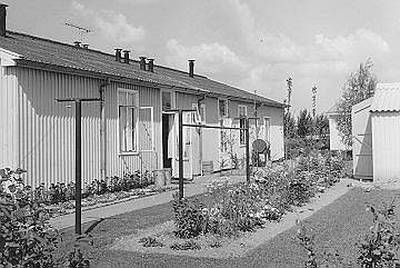 Tijdelijke woningen te Roggebotsluis, 1961 