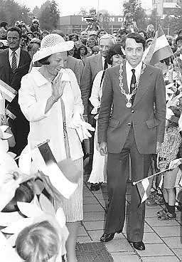 Bezoek Koningin Beatrix aan Dronten, 11 juni 1980