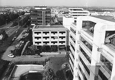 Overzichtsfoto van Lelystad, 1983