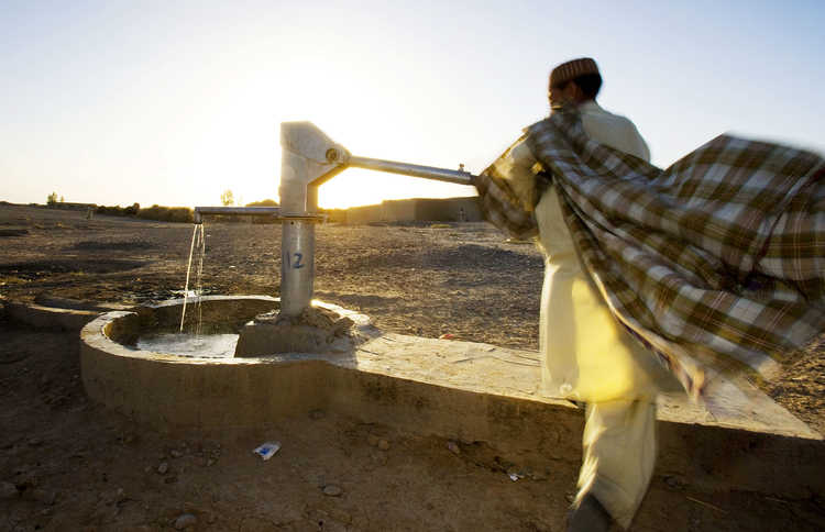 Waterpomp Kandahar Afghanistan