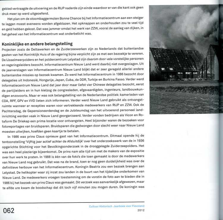Het spoor terug, cultuur historisch jaarboek voor Flevoland, 2012