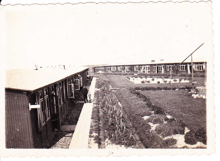 Het arbeiderskamp in de Noordoostpolder waar Marinus woonde, 1943/1944 (privécollectie Gerard Nieuwenhuize)