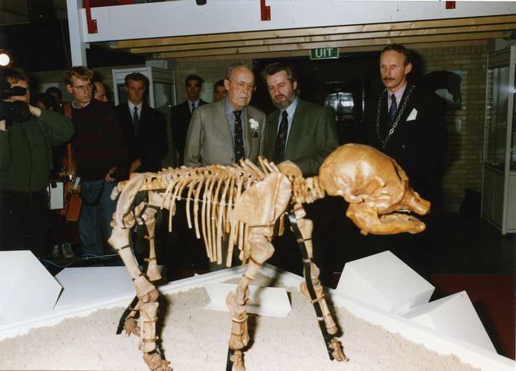 Opening tentoonstelling "Siberische Mammoeten" in 't Voorhuys te Emmeloord