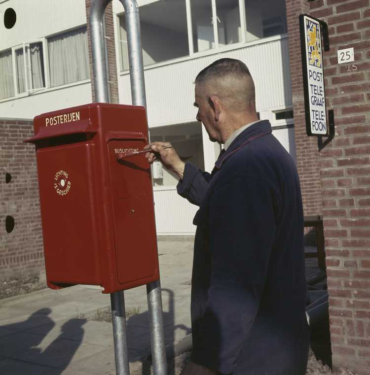 Lelystad in 1967 brievenbus