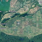  Pardina polder in de Donau delta - bron Google Earth