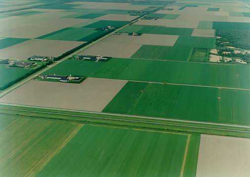 Open landschap Zuidelijk flevoland
