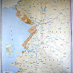 Plan van 1980 voor inpolderingen langs de westkust van Noord Korea