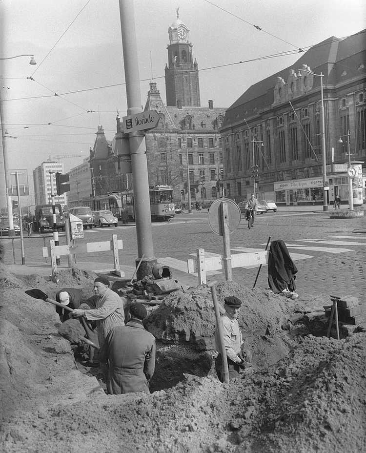 metrobouw Rotterdam 1960