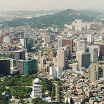 Beeld uit 2001 van Seoul in Zuid Korea