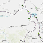 Polders in het stroomgebied van de rivieren die uitmonden in het Tsjaadmeer
