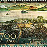 Tenochtitlan - postzegel 