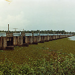 Totapalli dam in het Kuttanad gebied